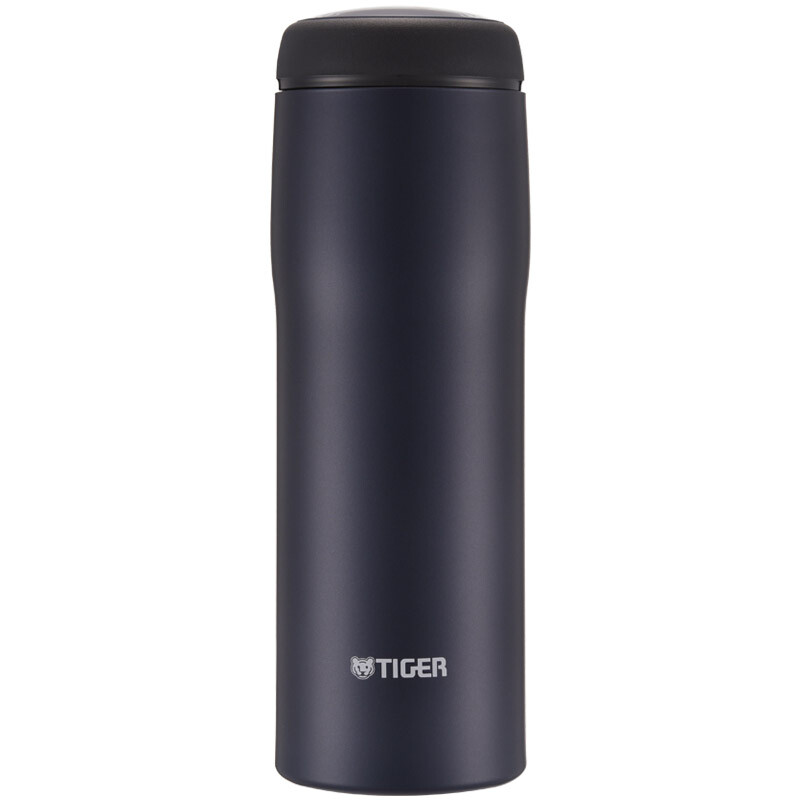 Tiger stainless steel thermos cup original imported men's and women's water cup mja-b048-ant hidden black 480ml