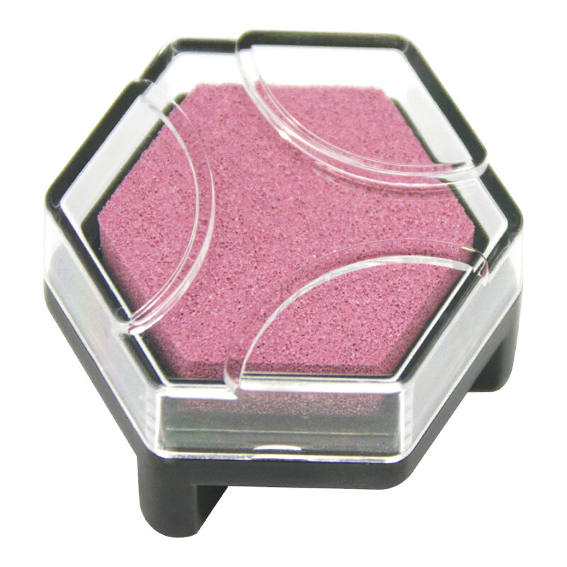 SHACHIHATA Artline office stationery finance small and interesting hexagonal colorful hand account printing pad printing mud Box Pink ni-rv-p