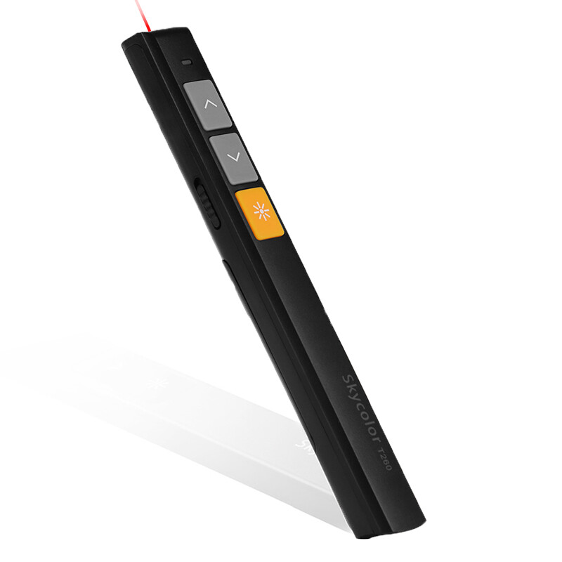 Skycolor T260 laser pen page turning pen hyperlink ppt remote control pen projection pen electronic pointer red light