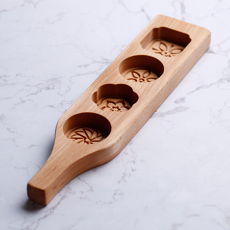 Jekero baking tools wooden moon cake mould mung bean cake pastry mould