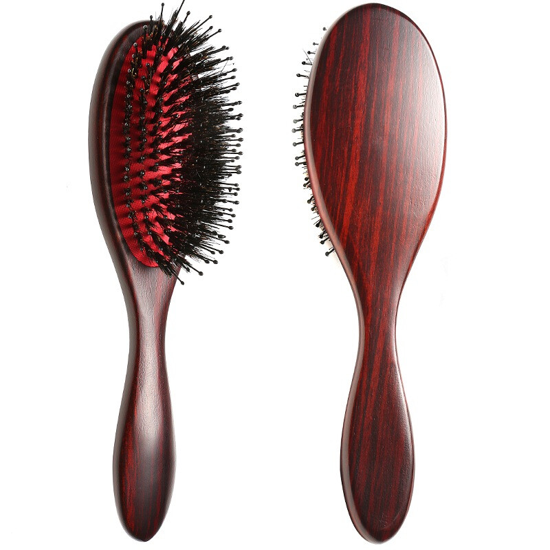 [Jingdong supermarket] Shuxiang professional hairdressing cylinder straight hair curly hair styling comb for girlfriend's birthday gift bristle comb jm-2252
