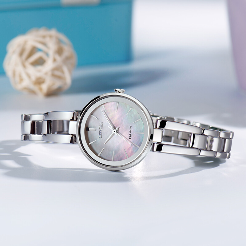 Xitiecheng city photokinetic women's watch stainless steel strap fashion leisure Women's watch em0631-83d