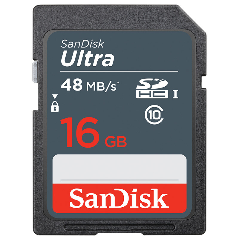 SanDisk 16GB read speed 48MB / s supreme high speed SDHC uhs-i memory card class10 SD card