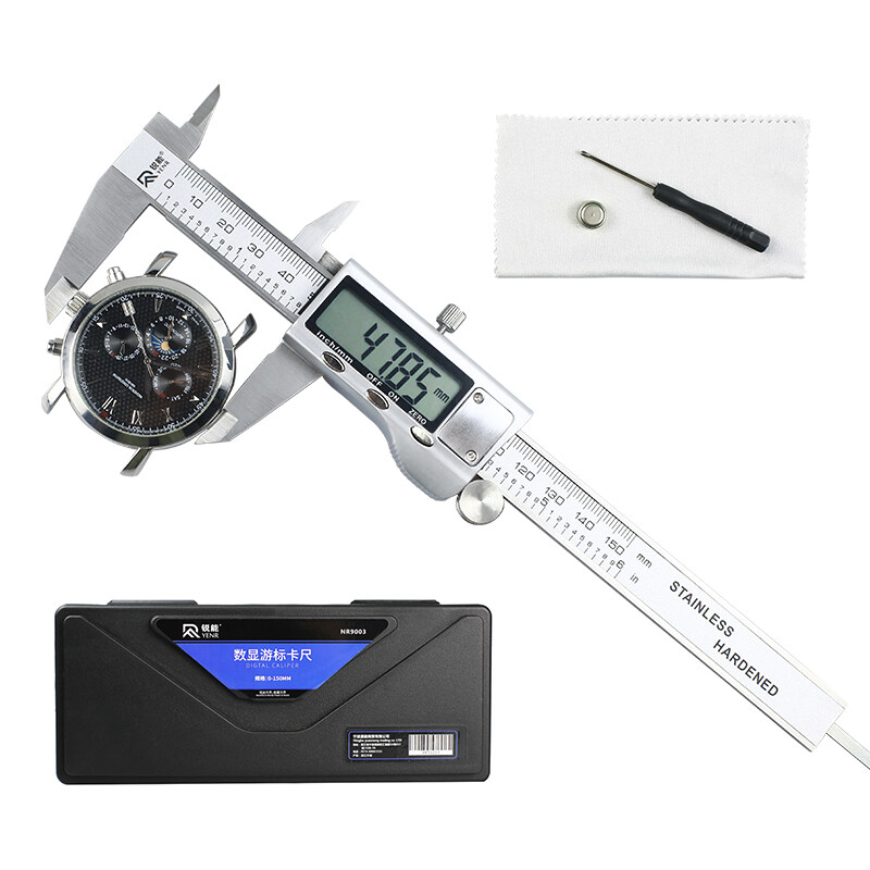 Rayenr vernier caliper high precision electronic digital caliper 0-150MM stainless steel digital caliper precision measuring tool professional measuring tool ruler nr0031