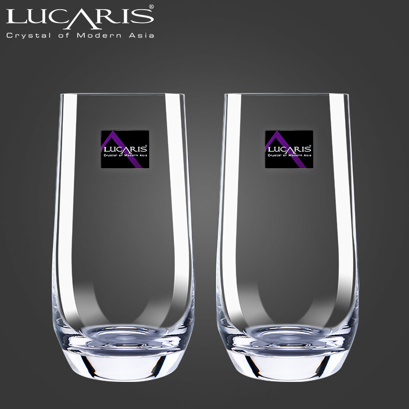 Lucaris Thailand imported crystal glass drinking cup 460ml special drinking cup two sets