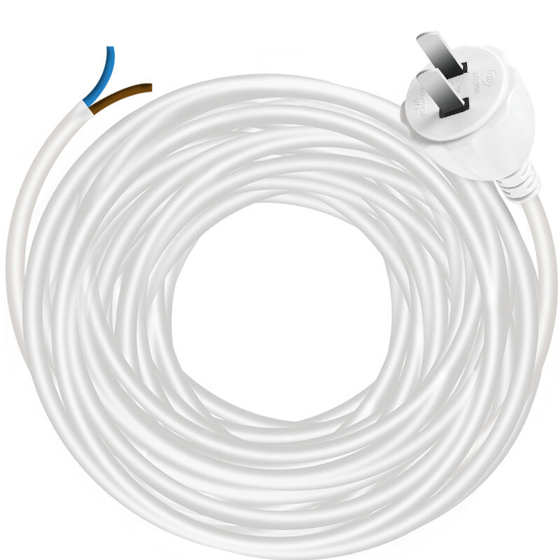 Etman acp20113-7 30m 10A two core wire plug with wire multipurpose household industrial wiring copper core power extension wire two pin power extension wire 30m