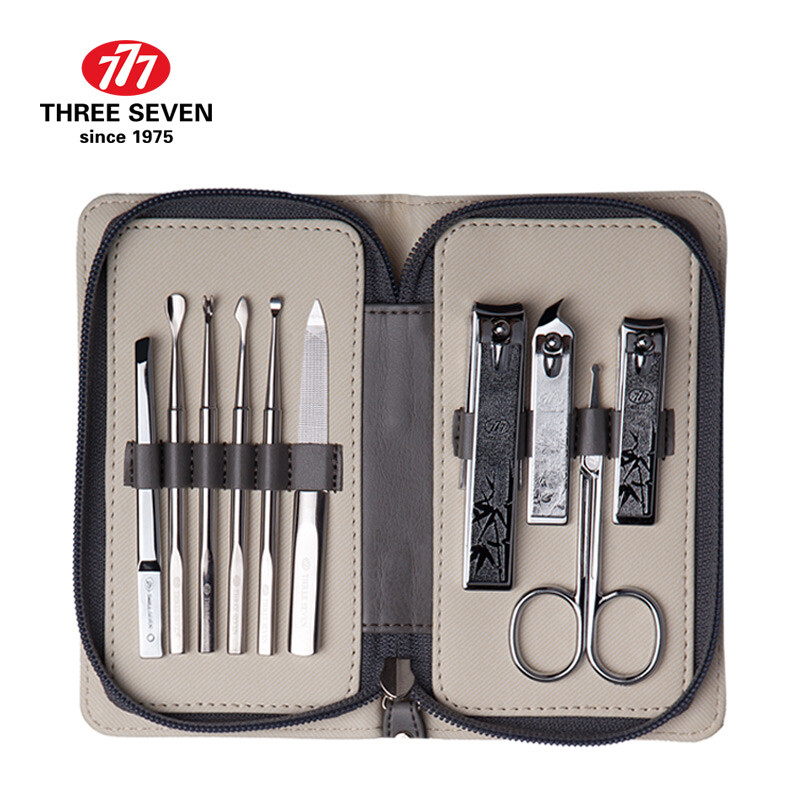 777 (three seven) Nail Clipper Set Nail Clippers beauty care set 10 piece nts-6011 Koryo grey (imported)