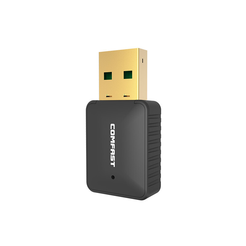 Comfast cf-wu925a drive free 600m dual band USB wireless network card desktop laptop portable WiFi receiver black