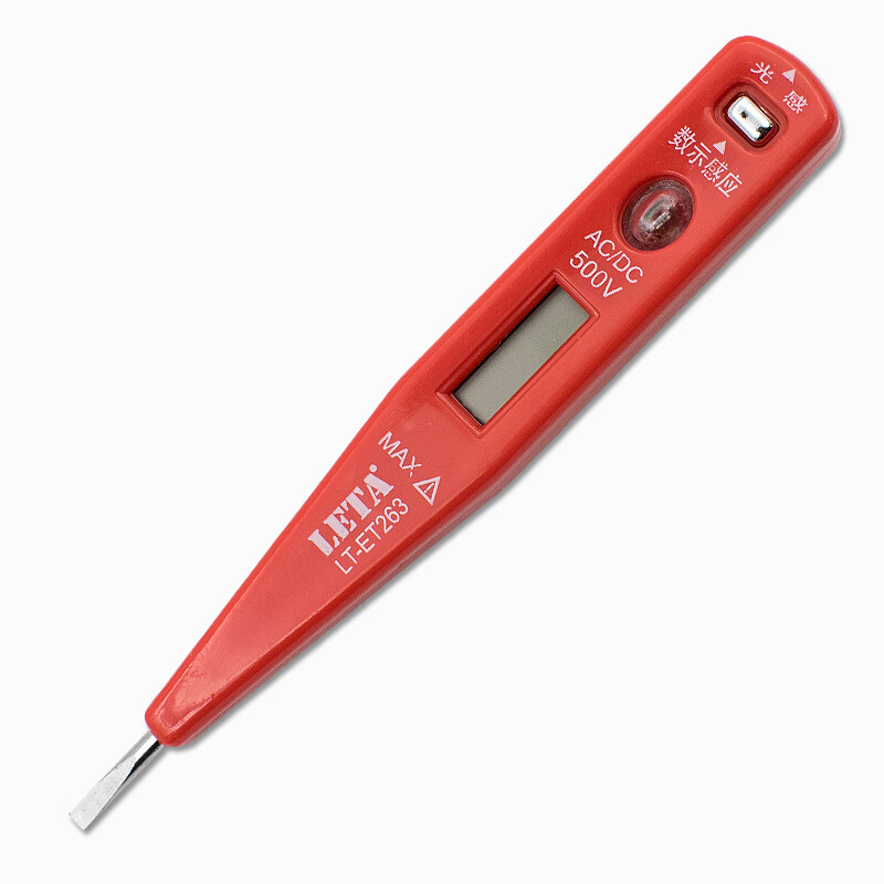 Leta digital display measuring pen multifunctional induction testing pen inspection pen screwdriver lt-et263