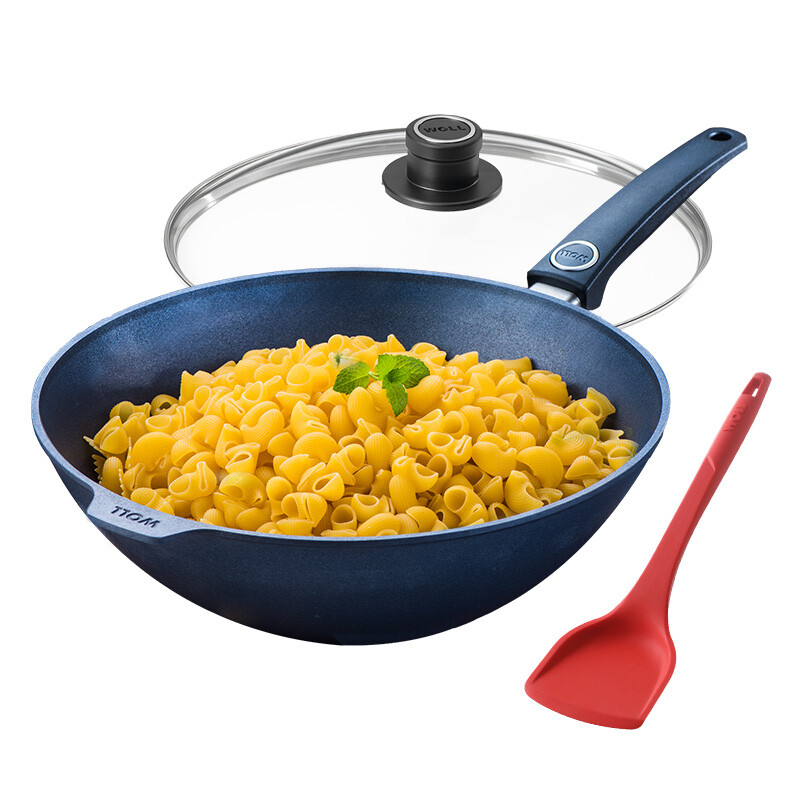 German woll non stick pot elegant diamond series 32cm Chinese frying pan imported frying pan with non stick and less oil fume