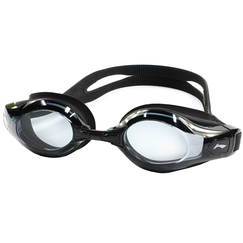 Li Ning Li-Ning myopia goggles men's and women's waterproof and fog proof HD swimming goggles genuine swimming goggles lsjk668 black 200 degrees