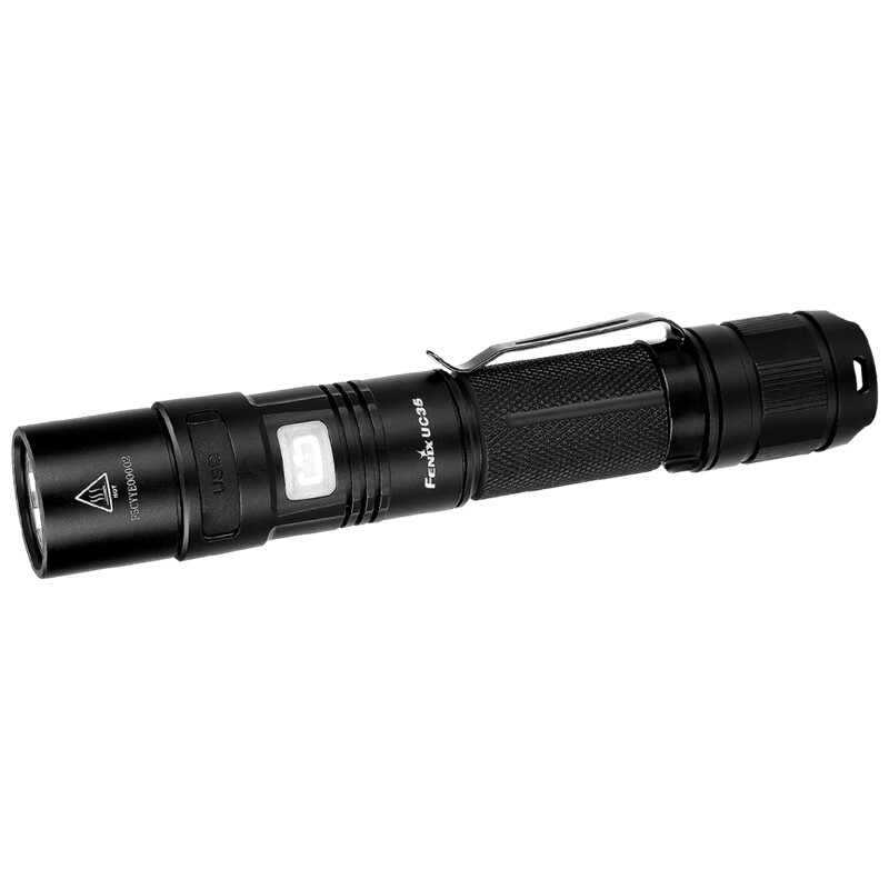 Phoenix Fenix led strong light flashlight rechargeable long-range flashlight UC35 black 960 lumen