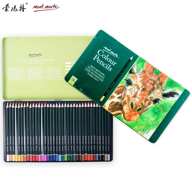 Montmarte, Australia 36 color water soluble color lead iron box painting color pencil mpn0112