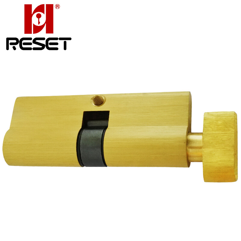 Ruisaite reset rst-156 indoor door lock all copper small 70 anti-theft lock cylinder bedroom door lock cylinder wooden door lock head 70mm 35 + 35