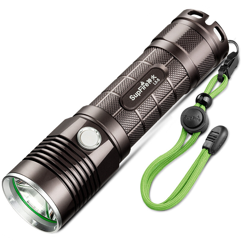 Supfire l5-s strong light flashlight LED long-range home outdoor riding USB charging