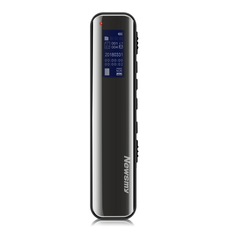 Newsmy recording pen v19 8g supports audio line transcription, dual microphone, mini high-definition and long-distance noise reduction learning conference, interview with judicial rights protection and deep color