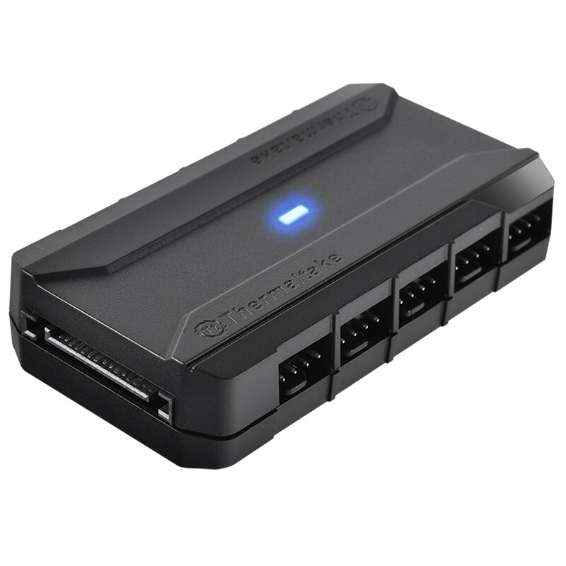 TT (Thermaltake) commander FP fan hub (fan hub / PWM / support 10 4Pin fans / SATA power supply)