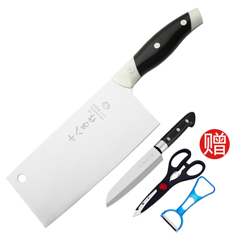 Shibazi as a cutting tool stainless steel bone and meat cutting Fengyue kitchen knife sc-043 free fruit knife scissors melon planer