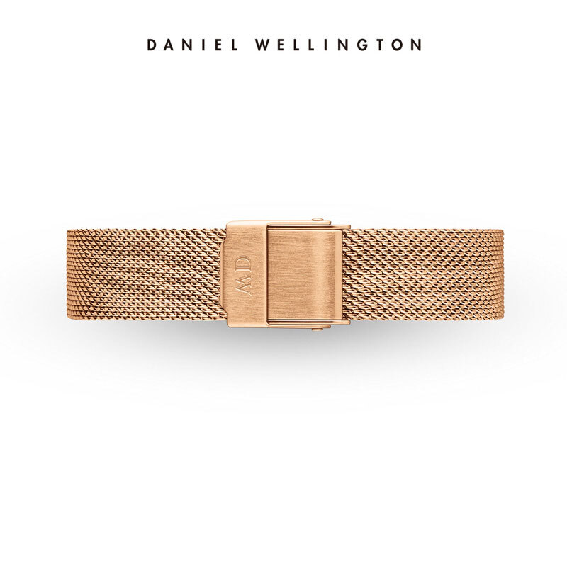 Daniel Wellington DW original strap 12mm steel band gold snap fastener women's dw00200192 (suitable for 28mm dial Series)