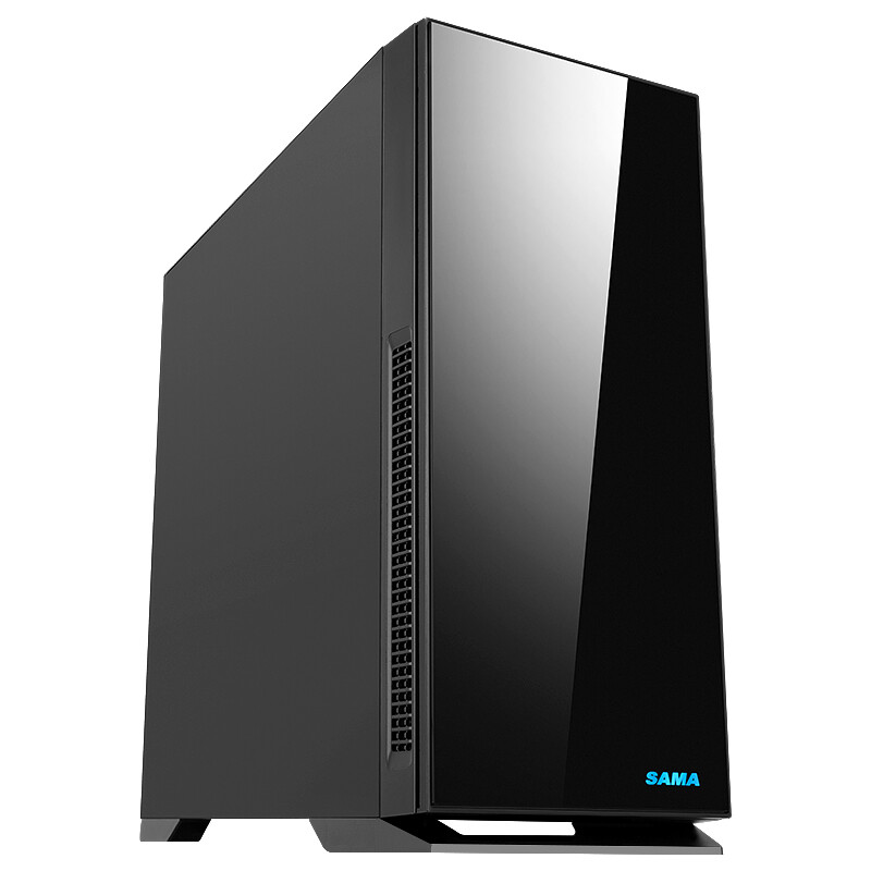 Sama black hole 5 magic mirror version 8-slot high tower active mute chassis supports E-ATX motherboard / 3 standard mute fans / toughened glass panel / independent power bin