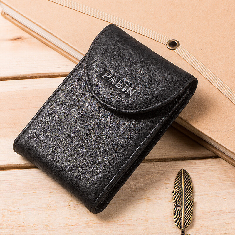 Pabin driver's license set driver's license WALLET business certificate bag men's planting mix top layer cow pickup bag driving license two in one pb531 black