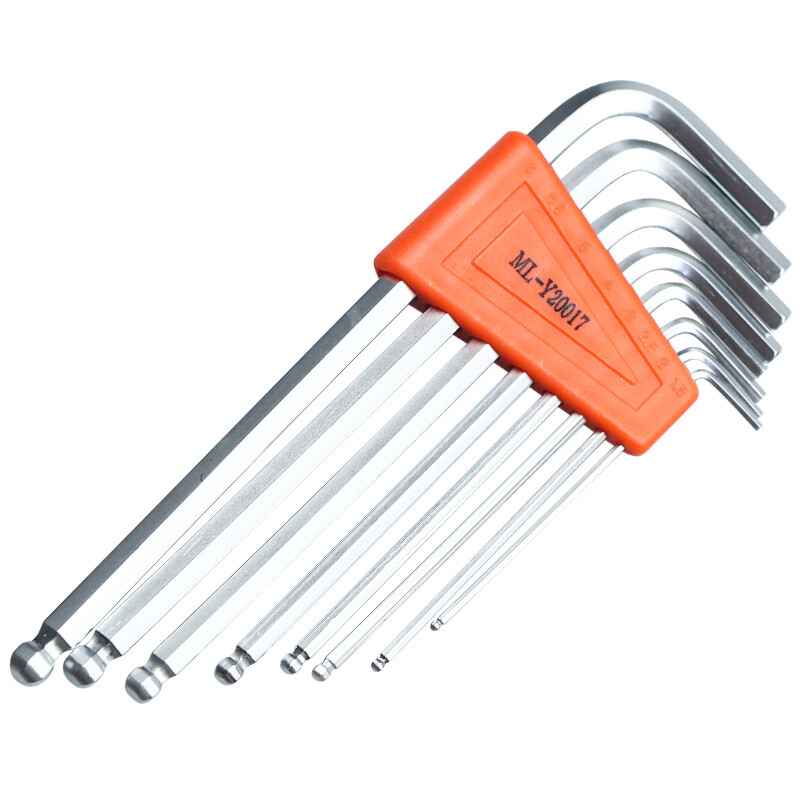 Neo power Neopower hexagon socket wrench set screwdriver metric hexagon socket 8-piece set short handle ball head hexagon socket wrench 1.5-6mm ml-y20017
