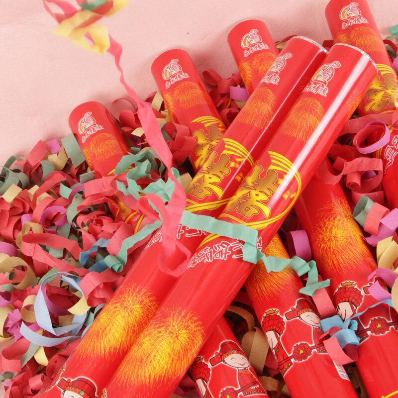 Extreme space (jdkj) wedding salute fireworks wedding supplies color paper roll wedding opening wedding concierge flowers we got married 60cm * 6