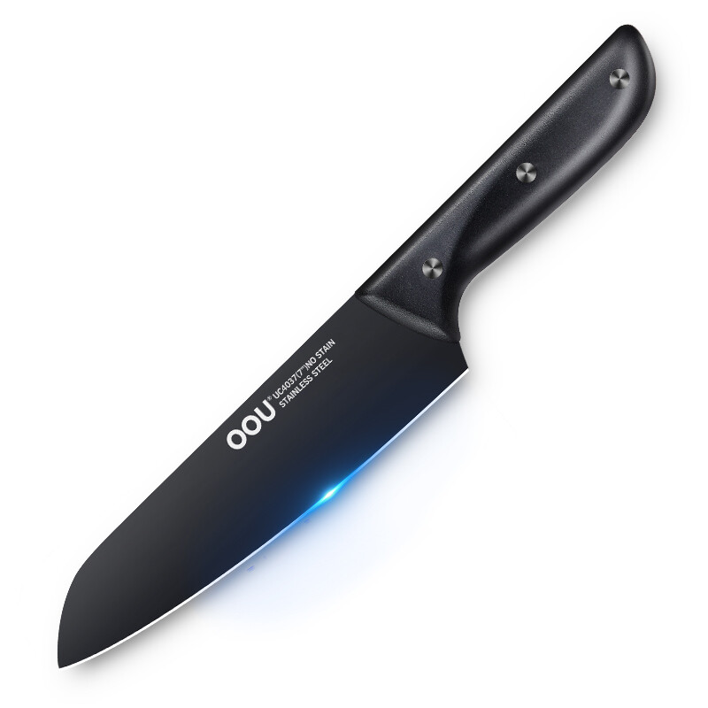 OOU!  Uc4038 black Shang chef's special kitchen knife is convenient for cutting meat