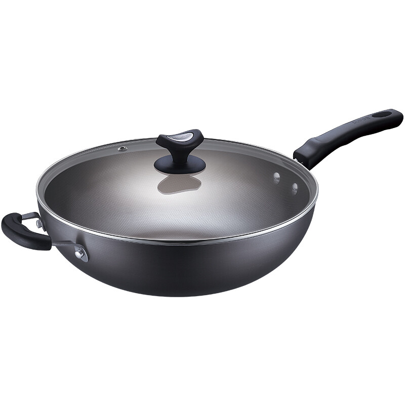 SUPOR 32cm stainless healthy uncoated fine iron frying pan fc32t4
