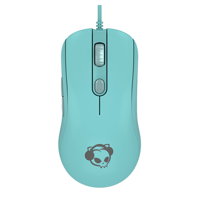 Akko ag325 symmetrical wired game mouse eat chicken E-sports mouse Mint blue