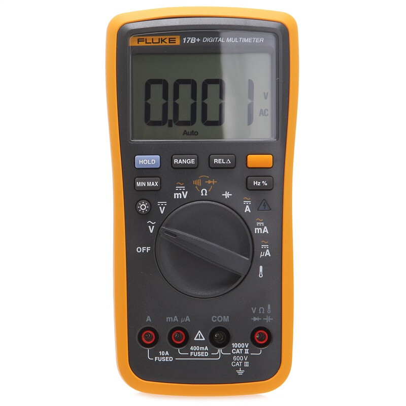 Fluke f17b + digital multimeter handheld multimeter instrument