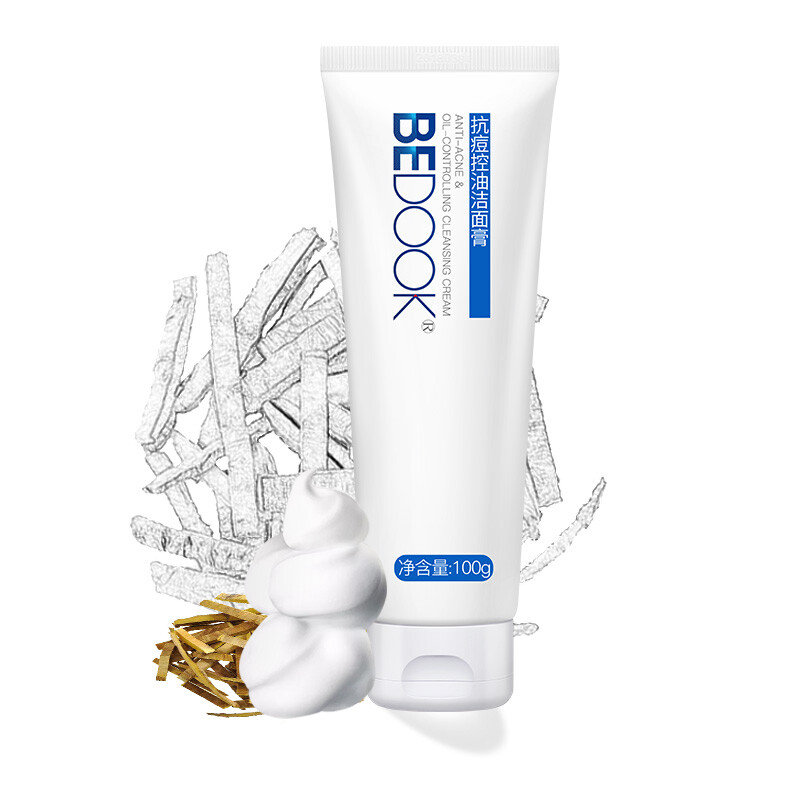 Bedook anti acne and oil control Cleansing Cream 100g facial cleanser for men and women