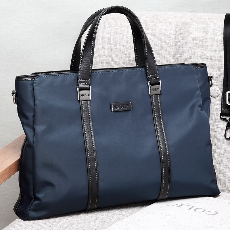Golf golf business briefcase fashion nylon leisure men's bag multifunctional large capacity handbag d8bv13946j dark blue