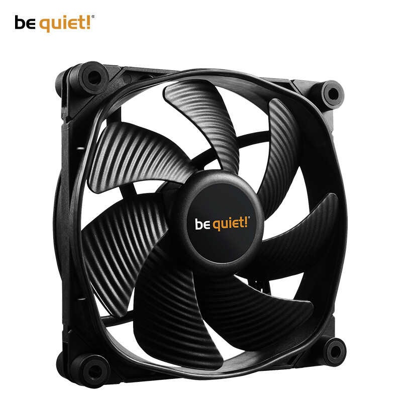 Be quiet Silicon wings 3 high speed 14cm fan (1600rpm / optimized blade / seismic support / FDB bearing / 3pin joint)
