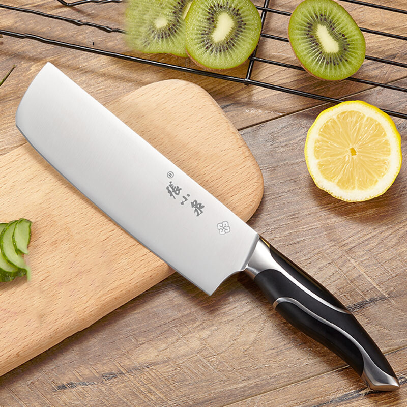 Zhang Xiaoquan Black Whirlwind stainless steel side dish knife slicing knife integrated handle square head small cutting knife fruit knife small kitchen knife melon and fruit knife dc0164