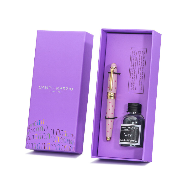 Cabo Campo Marzio Mini wave point peony powder pen / ink pen women's office pen student calligraphy pen gift box
