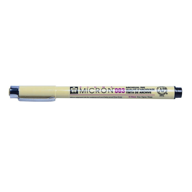 Sakura needle tube pen, line drawing pen, neutral pen, signature pen, drawing pen, water pen xsdk003#49, pen width 0.15mm, black [imported from Japan]