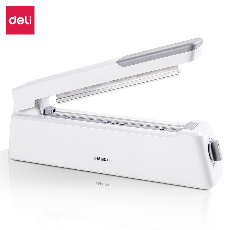 Deli manual sealing machine household plastic bag food packaging bag tea bag sealing machine 16499