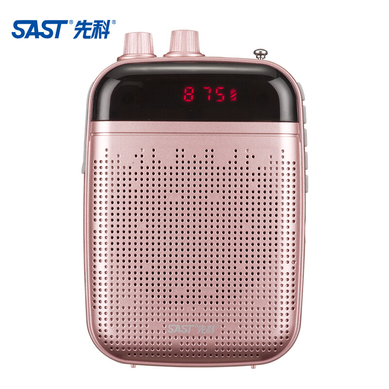 SAST small bee microphone K22 high power teaching special teacher guide card player phonograph player elderly radio rose gold