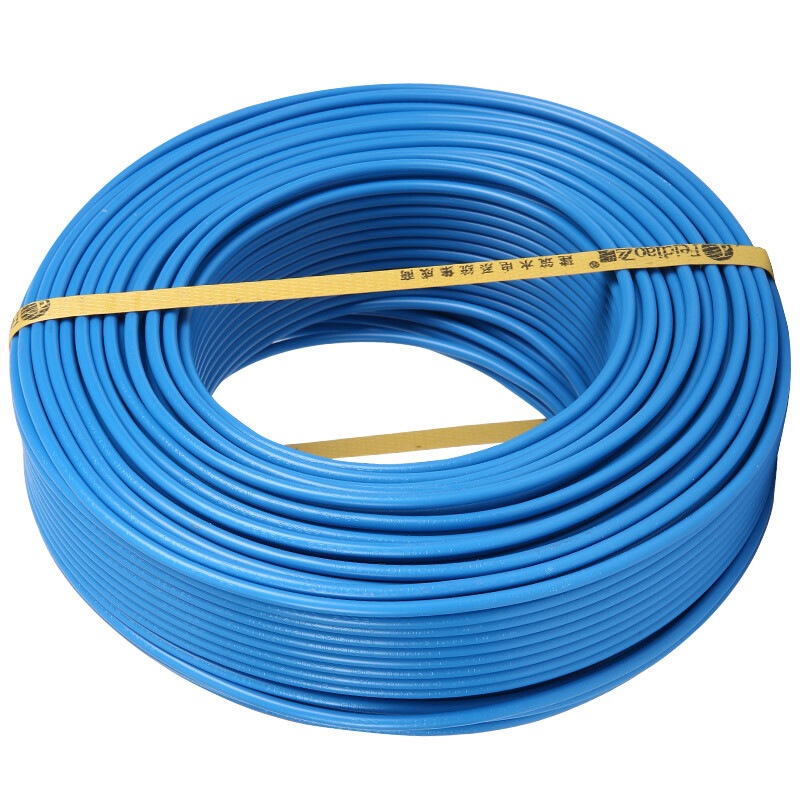 Feidiao wire and cable BV2 5 square national standard household copper core wire single core single strand copper wire 100m blue zero wire