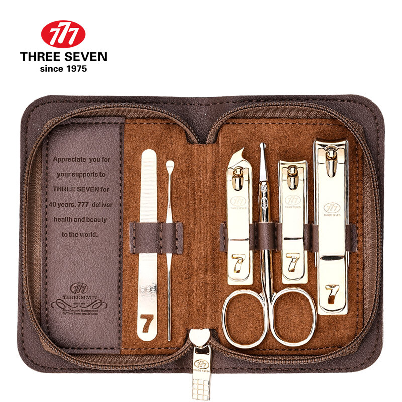 777 (three seven) Nail Clipper Set Nail Clippers nail clippers beauty care beauty gifts home portable 6-Piece set tsg-s1505ag (imported)