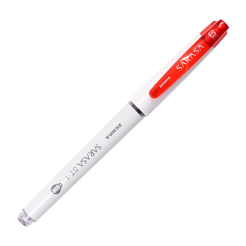 Zebra Xueba neutral pen jjxz58 student office pen (refill jf-0.38) red 0.38mm