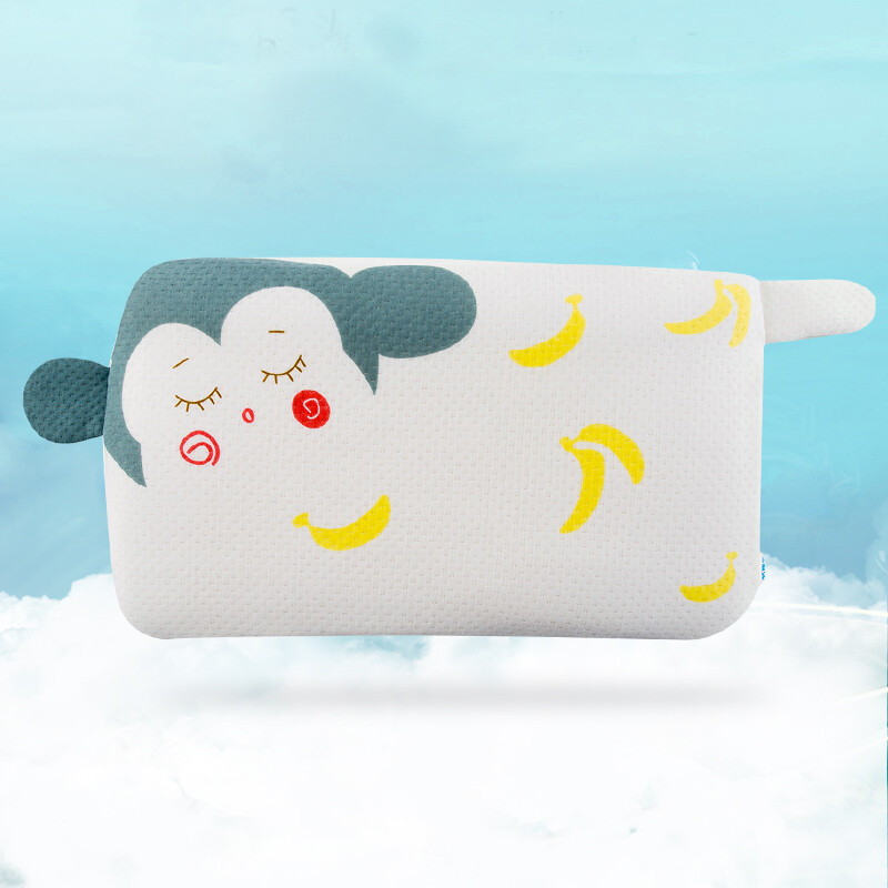 Aisleep pillow core 2-8 years old double layer adjustable height latex children's pillow 90% latex content student children's pillow baby monkey