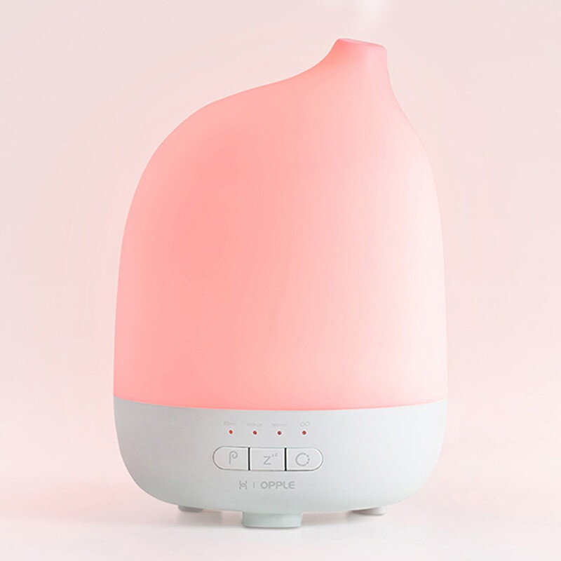 Huawei smart choice Aromatherapy Sleep Aid lamp OPP LED colorful atmosphere bedside lamp essential oil aromatherapy humidification water lily color sleep aid Huawei smart home app remote control