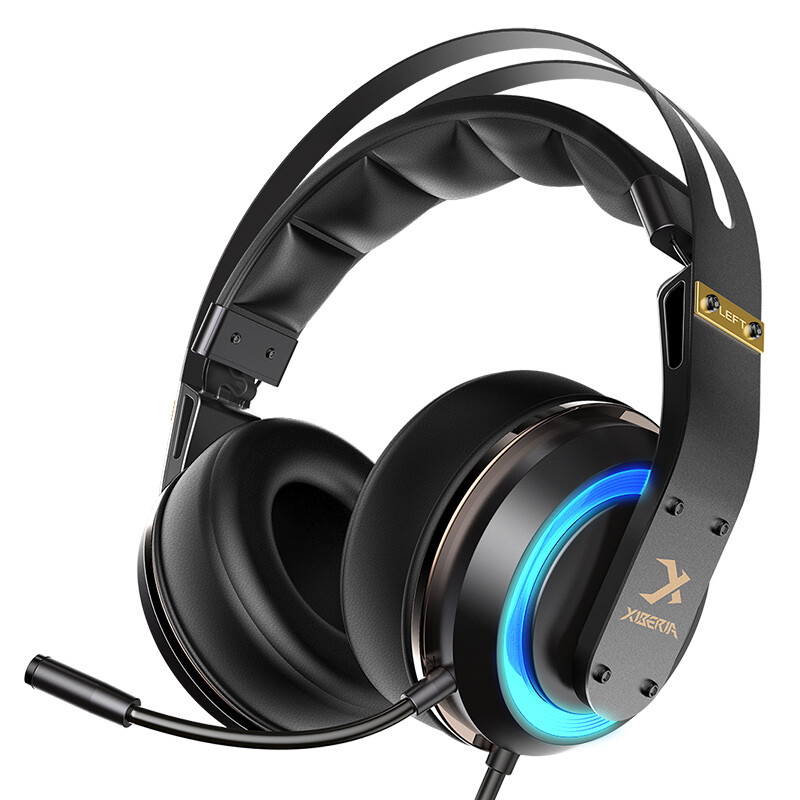 Siberia T19 game headset computer headset eating chicken headset active noise reduction headset 7.1 surround sound dark gray