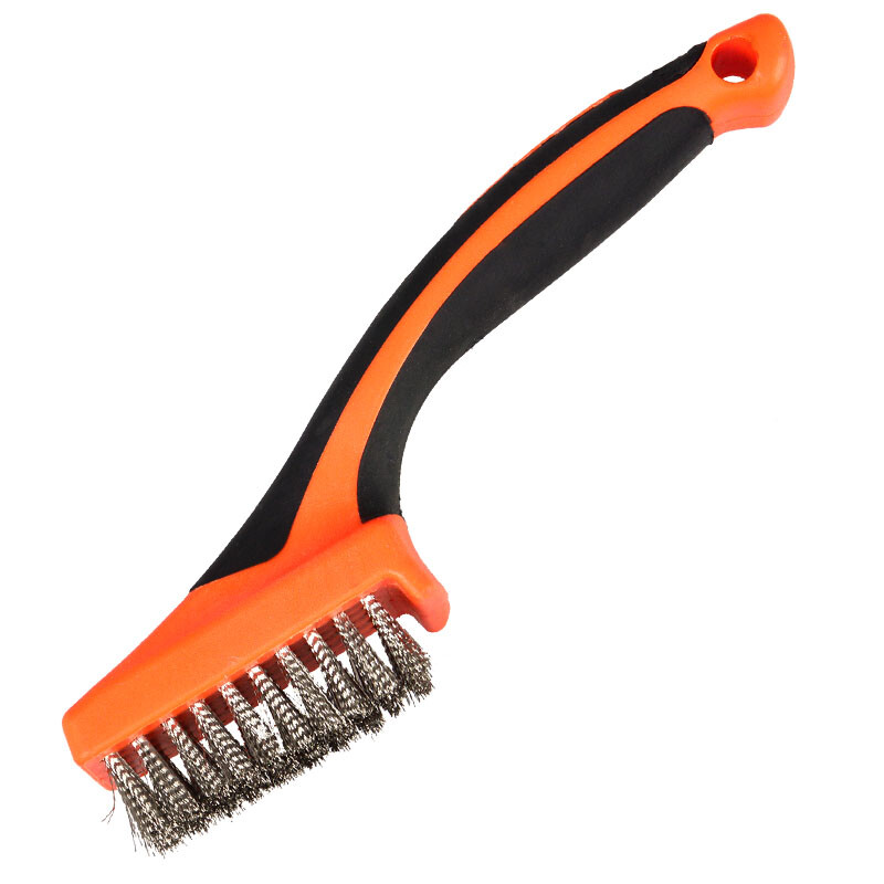 Tactix 315013 steel wire brush stainless steel wire brush industrial brush derusting brush metal brush steel brush bristle brush