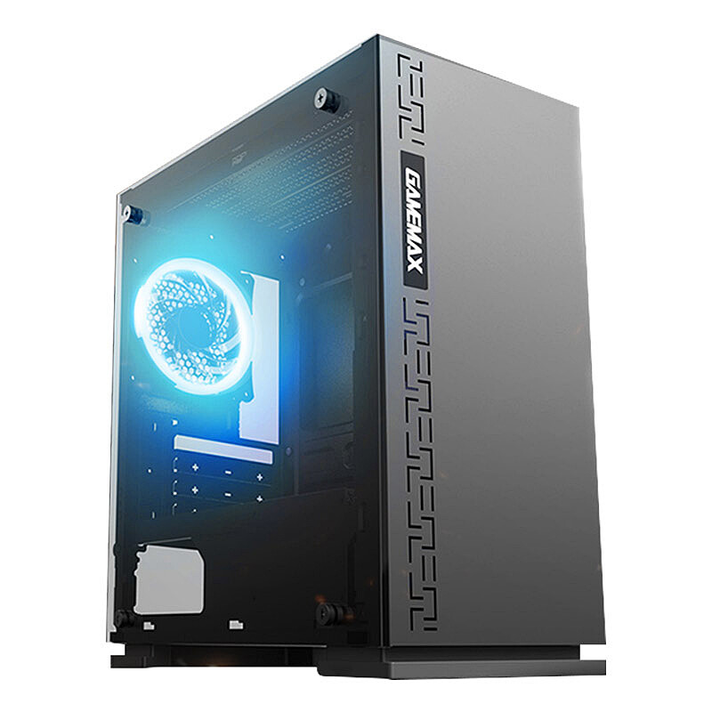 Gamemax Hero 5 black desktop game case (tempered glass large side transparent / USB3.0 / support m-atx / middle tower case)