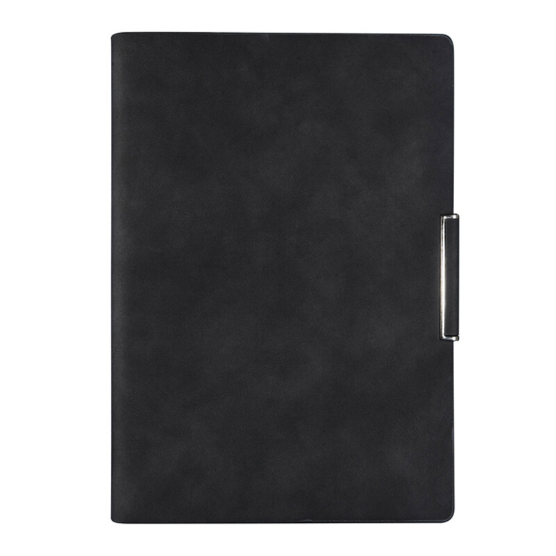 Glosen B5 advanced business notebook / loose leaf Notepad / Retro simple leather diary 8257 black