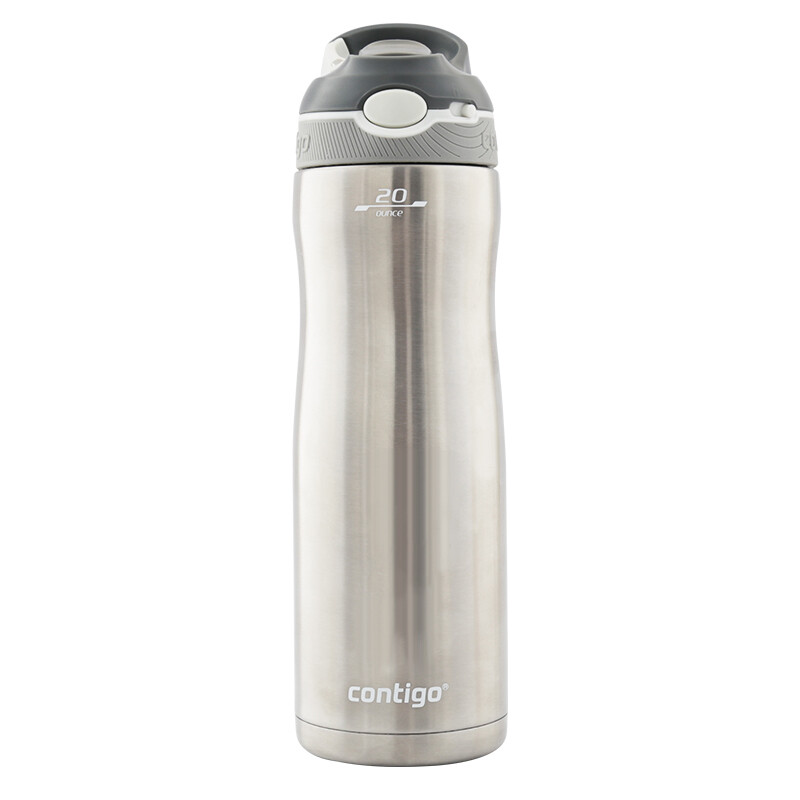 Contingo lock stainless steel heat preservation cup sports cold water cup 590ml grey cup cover hbc-ash048