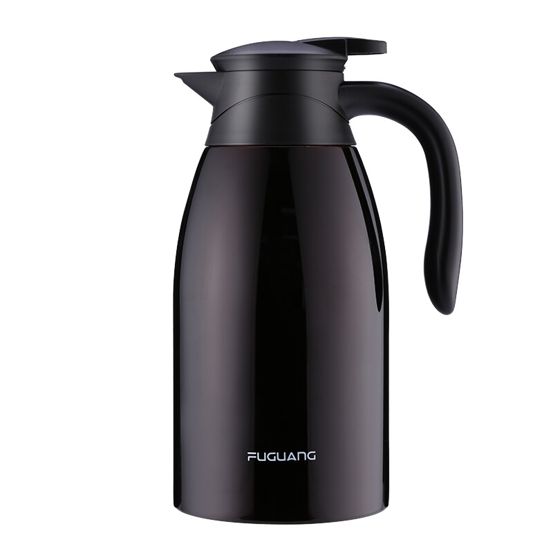 Fuguang smart series upgraded water cup large capacity heat preservation cup with 304 stainless steel vacuum kettle household heat preservation kettle 2L red black (wfz6020-2000)